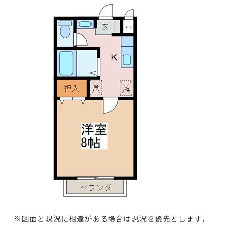 南松本駅 徒歩30分 1階の物件間取画像